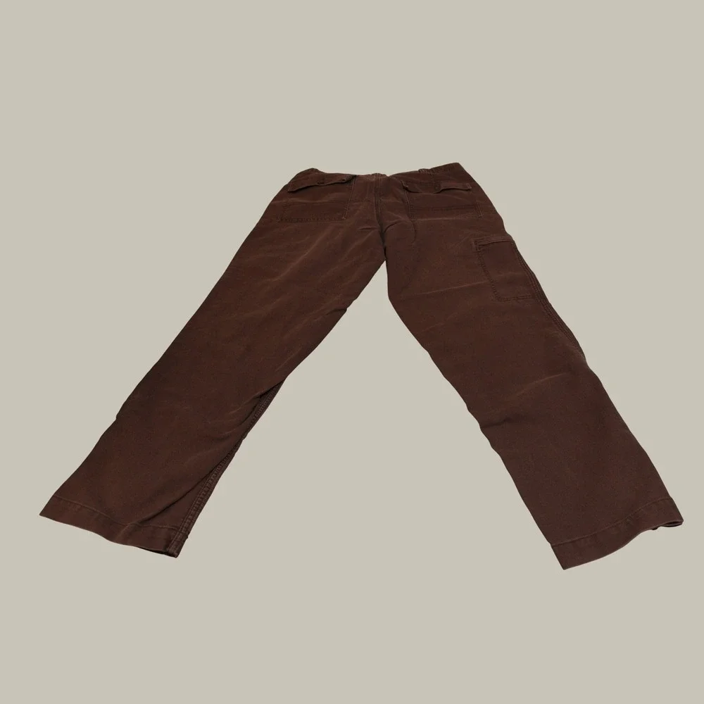 Dockers D3 Classic Fit Mens 34x32 Brown Cotton Cargo Pants Straight Leg Chinos